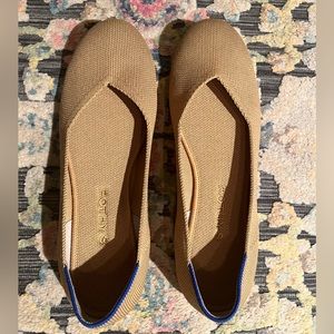 Rothy’s Camel flats. Sz 8